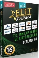 8. Sınıf LGS T.C. İnkılap Tarihi ve Atatürkçülük 1. Dönem Elit Karma 16 lı Deneme Paraf Yayınları