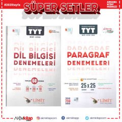 Limit Yayınları TYT Paragraf ve Dil Bilgisi Deneme Seti 2 Kitap