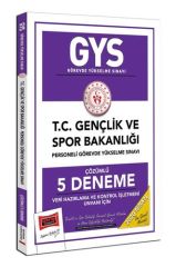 2020 GYS T.C. Gençlik ve Spor Bakanlığı Veri Hazırlama ve Kontrol İşletmeni Unvanı İçin Çözümlü 5 Deneme Yargı Yayınları