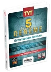 TYT Tüm Dersler Fasikül 5 Deneme Çözümlü Miray Yayınları