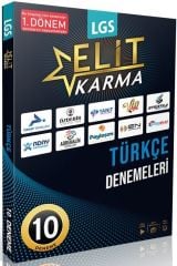 8. Sınıf LGS Türkçe 1. Dönem Elit Karma 10 lu Deneme Paraf Yayınları