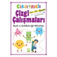 Çıkartmalı Çizgi Çalışmaları - Şekiller Ema Çocuk