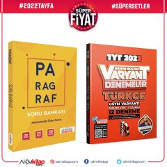 Benim Hocam TYT Türkçe Deneme ve AKM Paragraf Soru Bankası Seti 2 Kitap