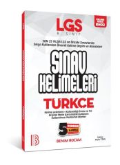 LGS Türkçe Sınav Kelimeleri 5 Deneme İlaveli Benim Hocam Yayınları