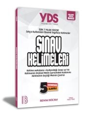 YDS Sınav Kelimeleri 5 Deneme İlaveli Benim Hocam Yayınları