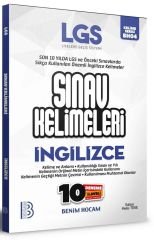 LGS İngilizce Sınav Kelimeleri 10 Deneme İlaveli Benim Hocam Yayınları