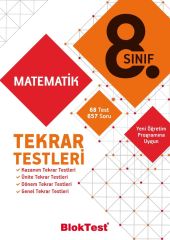 8. Sınıf Matematik Tekrar Testleri Bloktest Yayınları