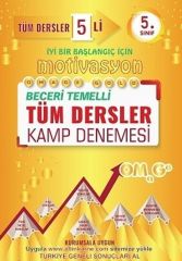 5. Sınıf Motivasyon Tüm Dersler Kamp 5 Deneme Omage Yayınları