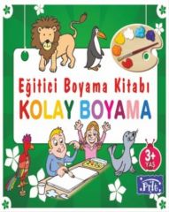 Eğitici Boyama Kitabı Kolay Boyama Parıltı Yayınları