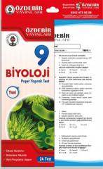9. Sınıf Biyoloji Yaprak Test Özdebir Yayınları