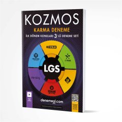 KOZMOS LGS KARMA İLK DÖNEM KONULARI 3LÜ DENEME SET HIZ YAYINLARI