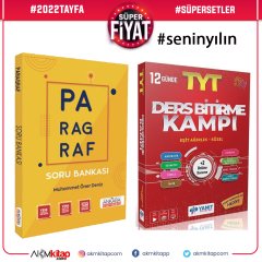 Ankara Kitap Merkezi Paragraf ve Yanıt Yayınları TYT Ders Bitirme Kampı Eşit Ağırlık Seti 2 Kitap
