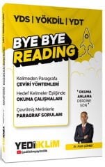 YDS YÖKDİL YDT Bye Bye Readıng Yediiklim