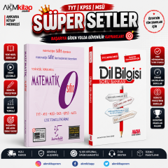 Karekök TYT Matematik Sıfır ve AKM Dil Bilgisi Soru Bankası Seti 2 Kitap