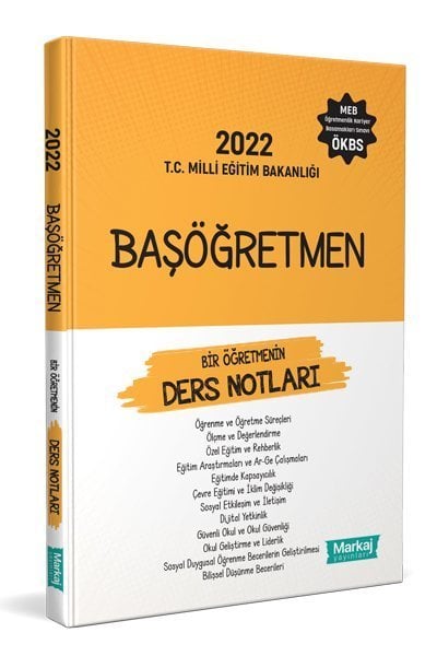 2022 Başöğretmen Bir Öğretmenin Ders Notları Markaj Yayınları