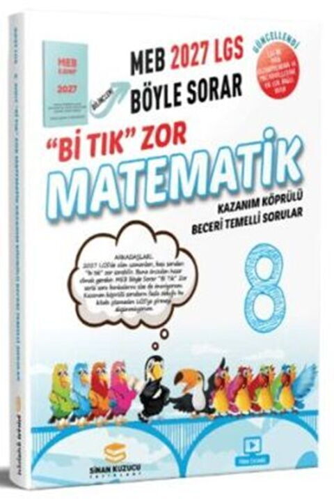 2027 8. Sınıf Bi Tık Zor Matematik Soru Bankası Sinan Kuzucu
