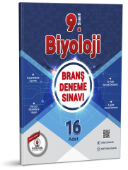 9.Sınıf Biyoloji Branş Deneme Sınavı Özdebir Yayınları