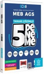 2026 MEB AGS Tüm Dersler Tamamı Çözümlü 5 Deneme Sınavı Yargı Yayınları