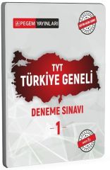 TYT Türkiye Geneli Deneme Sınavı 1 Pegem Yayınları