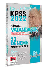2022 KPSS Lise Ön Lisans Divanı Vatandaşlık Tamamı Çözümlü 20 Deneme Yargı Yayınları