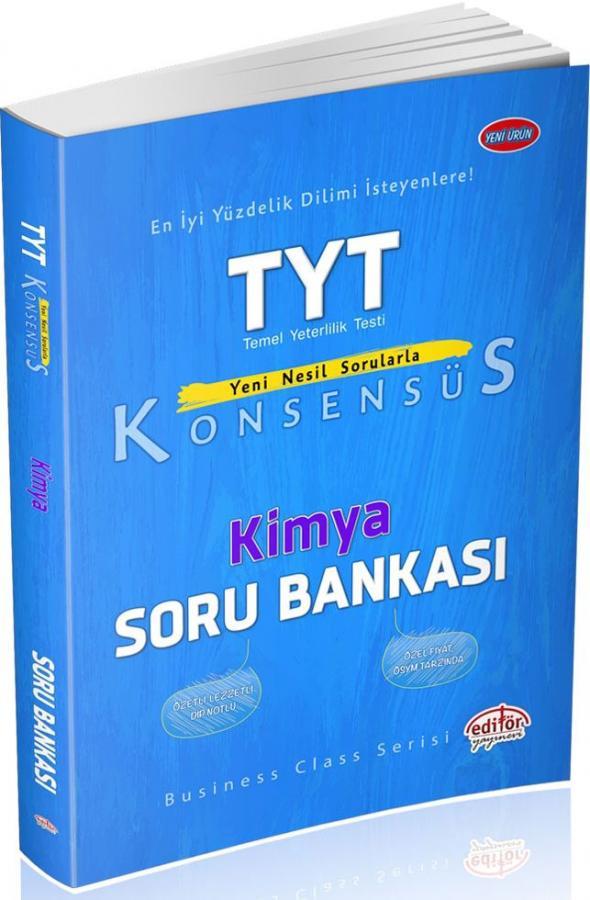 TYT Kimya Konsensüs Soru Bankası Editör Yayınları