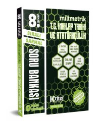 8. Sınıf T.C. İnkılap Tarihi ve Atatürkçülük Milimetrik Soru Bankası Kriter Akademi