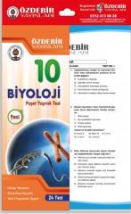 10.Sınıf Biyoloji Yaprak Test Özdebir Yayınları