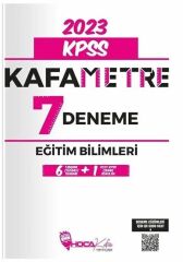 2023 KPSS Eğitim Bilimleri Kafametre 7 Deneme Hoca Kafası Yayınları