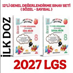 2027 8. Sınıf İlk Doz 12 li Sayısal Sözel Genel Değerlendirme Sınavları Sinan Kuzucu
