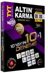 2022 TYT 10 Farklı Yayın 10 Farklı Deneme Altın Karma Yayınları