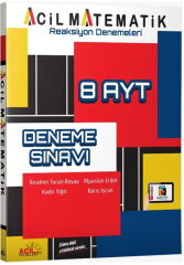 AYT Reaksiyon 8 li Denemeleri Acil Yayınları