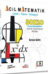 AYT Limit Türev İntegral 30 x 10 Konu Denemeleri Acil Yayınları