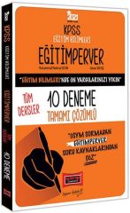 2021 KPSS Eğitim Bilimleri Eğitimperver 10 Deneme Tamamı Çözümlü Yargı Yayınları