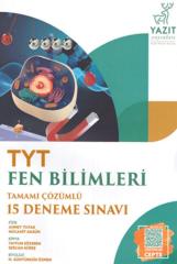 TYT Fen Bilimleri Tamamı Çözümlü 15 Deneme Sınavı Yazıt Yayınları