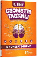 8. Sınıf LGS Geometri Tabanlı 12 Konsept Deneme Mozaik Yayınları