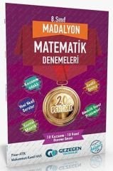 Gezegen Yayınları 8. Sınıf Matematik Madalyon 20 li Denemeleri