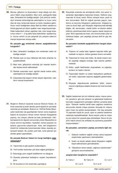 TYT 3 Deneme ÖSYM Tarzı 3 Mandala Hediyeli Marka Yayınları