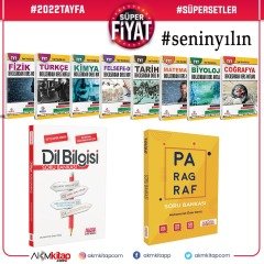 2022 Tayfa Dev Konu Seti ve AKM Paragraf ile Dil Bilgisi Soru Bankası Seti