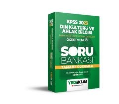 2023 ÖABT Din Kültürü ve Ahlak Bilgisi Öğretmenliği Tamamı Çözümlü Soru Bankası Yediiklim Yayınları