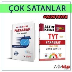Limit TYT Paragraf Soru Bankası ve Altın Karma TYT Paragraf Konu Konu Çıkmış Sorular 2 Kitap Set