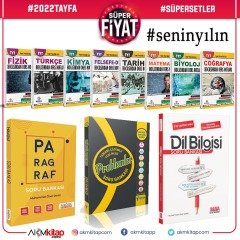 2022 Tayfa Dev Konu Seti ve AKM Paragraf Dil Bilgisi ile Toprak Problemler Soru Bankası Seti