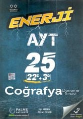AYT Coğrafya Enerji 25 Deneme Palme Yayınları