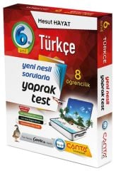 6 Sınıf Türkçe 8 Öğrencilik Kutu Yaprak Test Çanta Yayınları