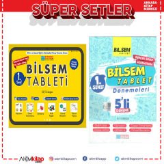 Evrensel İletişim 1.Sınıf Bilsem Tablet ve Deneme Seti 2 Kitap
