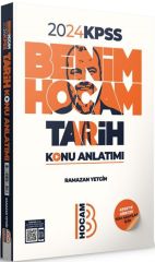 2024 KPSS Tarih Konu Anlatımı Benim Hocam Yayınları