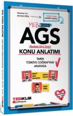 MEB AGS Tarih Türkiye Coğrafyası ve Anayasa Konu Anlatımı Yediiklim Yayınları