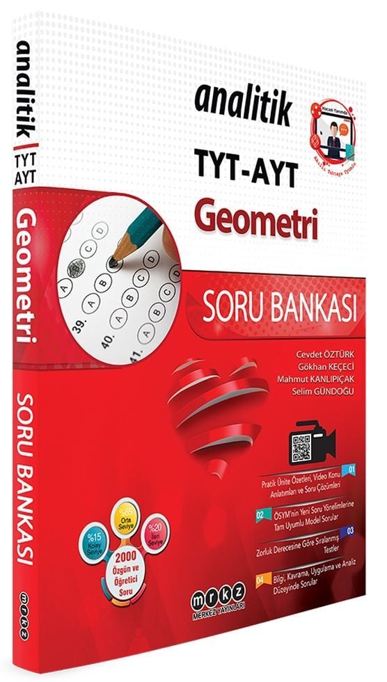 TYT AYT Analitik Geometri Soru Bankası Merkez Yayınları