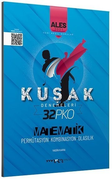 2021 ALES Matematik Permütasyon Kombinasyon Olasılık Kolaydan Zora Kuşak 32 Deneme Marka Yayınları