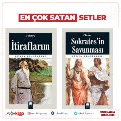 Ema Yayınları Tolstoy İtiraflarım ve Platon Sokrates in Savunması 2 Kitap Set