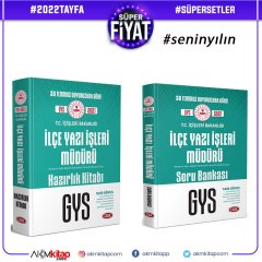 Data Yayınları T.C. İçişleri Bakanlığı İlçe Yazı İşleri Müdürü GYS Hazırlık Kitabı ve Soru Bankası Seti 2 Kitap